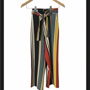 Striped Multicolor Women's Pants